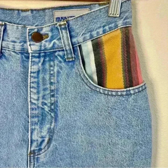 Mainframe Vintage Rare Tapered Denim Jeans Size 5 - Picture 4 of 10